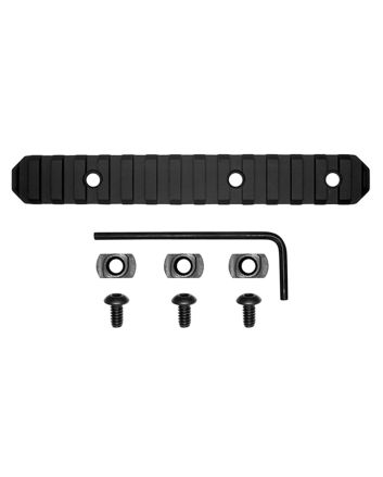 GrovTec US Inc GTSW239 6 Inch 15 Slot M-LokBlack Anodized