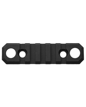 GrovTec US Inc GTSW241 3.1 Inch 5 Slot with Push Button Bases M-LokBlack Anodized