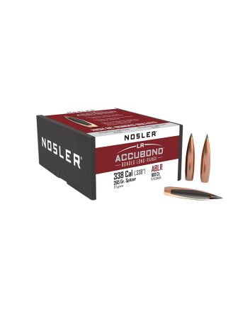 Nosler 58454 AccuBond Long Range 338Cal 265gr Spitzer Point Boat Tail 100/Box
