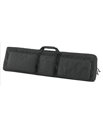 US PeaceKeeper P30049 3-Gun Case Water Resistant Black 600D Polyester w/ 3 Padded Pockets Zippered Handgun Case Webbing System &amp; Thick Padding
