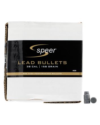 Speer 4628 Handgun38Cal 158gr Lead Semi Wad Cutter Hollow Point 500 Per Box/1 Case