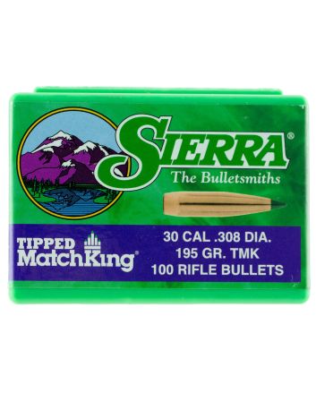 Sierra 7795 Tipped MatchKing30Cal 155gr Tipped MatchKing 100/Box