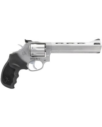 Taurus 2-627069 Tracker 627 38 Special +P or 357 Mag Caliber with 6.50" Ported Barrel, 7rd Capacity Cylinder, Overall Matte Finish Stainless Steel &amp; Black Ribber Grip