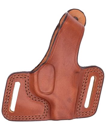 Bianchi 16862 Black WidowOWB Size 15 Tan Leather Belt Slide Compatible w/Glock 20/21/29/30/37.