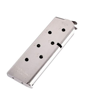 CMC Products 14120 Match Grade7rd 45 ACP Fits 1911 Officer Stainless Steel