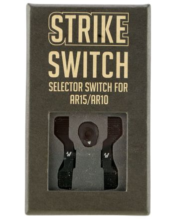 Strike Industries ARSSSBK Strike Switch 60/90 Degree Black Aluminum AR-Platform Ambidextrous