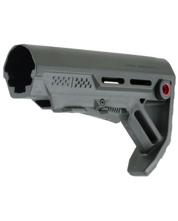 Strike STRIKEESMOD MOD1 Mil-Spec Red Accent Black Synthetic for AR-15, M16