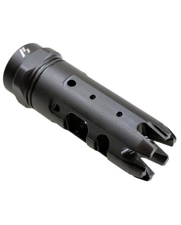 Strike Industries KINGCOMP22 King CompBlack Steel with 1/2"-28 tpi Threads, 2.62" OAL &amp; 0.87" Diameter for 223 Rem, 5.56x45mm NATO AR-Platform