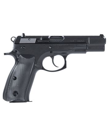 CZ-USA 01130 CZ 75 BD 9mm Luger 10+1 4.60" Black Steel Barrel, Black Serrated Steel Slide, Black Polycoat Steel Frame w/Beavertail, Black Plastic Grip