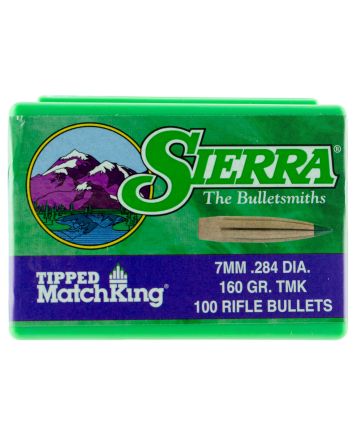 Sierra 7660 Tipped MatchKing7mm 160gr Tipped MatchKing 100/Box