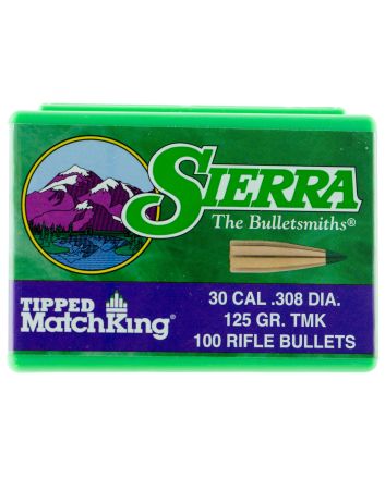 Sierra 7725 Tipped MatchKing30Cal 125gr Tipped MatchKin 100/Box