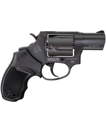 Taurus 2605021 60538 Special +P or 357 Mag 5 Shot 2" Barrel, Overall Matte Black Oxide Finish Steel, Finger Grooved Black Rubber Grip &amp; Fixed Sights