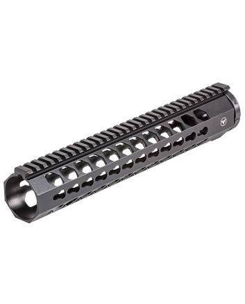 Firefield FF34051 Edge Handguard 12" Keymod Style Made of 6061-T6 Aluminum with Black Matte Finish for AR-15