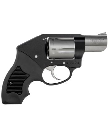 Charter Arms 53911 Off DutyCompact 38 Special, 5 Shot 2" Matte Stainless Steel Barrel &amp; Cylinder, Black Aluminum Frame w/Black Finger Grooved Rubber Grip