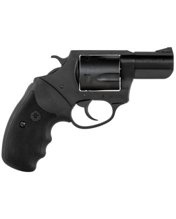 Charter Arms 63520 Mag PugLarge 357 Mag, 5 Shot 2.20" Black Nitride Steel Barrel, Cylinder &amp; Frame w/Black Finger Grooved Rubber Grip