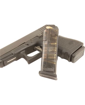 ETS Group GLK1910 Pistol Mags10rd 9mm Luger Compatible w/ Glock 26/19 Gen1-5 Clear Polymer