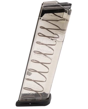 ETS Group GLK22 Pistol Mags16rd 40 S&amp;W Compatible w/Glock 22/23/24/27/35 Gen1-4 Clear Polymer