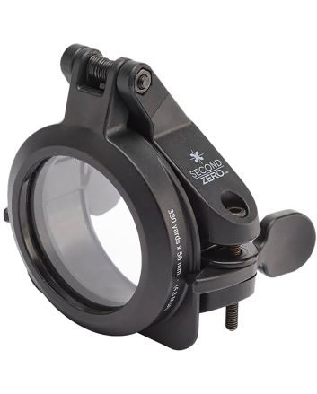 Axeon 2218623 Second Zero Bell Mount Black 50-58mm Obj. 330 +/- yds Range Size 4.3 MOA Screw On