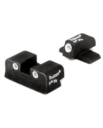 Trijicon 600465 Bright &amp; Tough Night SightsGreen/Tritium White Outline Front Sight-Green/Tritium White Outline Rear Sight Sig Sauer .40 S&amp;W/.45 ACP #6 Front/#8 Rear
