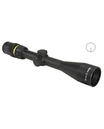 Trijicon 200000 AccuPointBlack Hardcoat Anodized 3-9x40mm 1" Tube Illuminated Amber Triangle Post Reticle