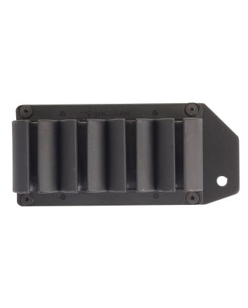 TacStar 1081134 SideSaddleMossberg 500 20 Gauge 4rds Black Polymer w/Aluminum Mounting Plate
