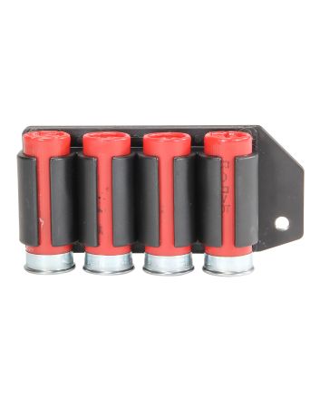TacStar 1081168 SideSaddleRem 870/1100/1187 12 Gauge 4rd Black Polymer w/Aluminum Mounting Plate