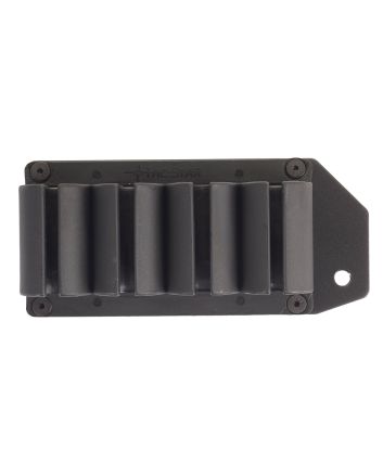 TacStar 1081130 SideSaddleRem 870/1100/1187 20 Gauge 4rd Black Polymer w/Aluminum Mounting Plate