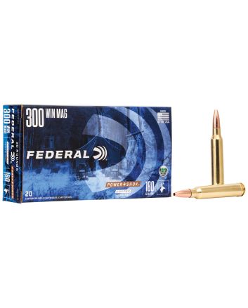Federal A300W180LFA Power-Shok Copper 300WinMag 180gr Copper Hollow Point 20 Per Box/10 Case