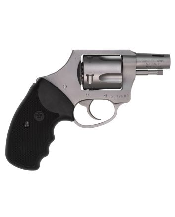 Charter Arms 74429 BoomerLarge 44 Special, 5 Shot 2" Matte Stainless Steel Ported/Tapered Barrel, Matte Stainless Cylinder &amp; Frame w/Black Finger Grooved Rubber Grip