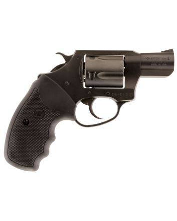 Charter Arms 63820 UndercoverSmall 38 Special, 5 Shot 2" Black Nitride Stainless Steel Barrel, Cylinder &amp; Frame, Black Finger Grooved Rubber Grip, Exposed Hammer