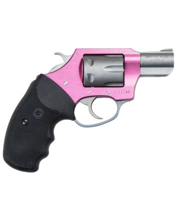 Charter Arms 52230 Pathfinder Lite Pink Lady Small 22 LR, 8 Shot 2" Matte Stainless Steel Barrel &amp; Cylinder, Pink Aluminum Frame w/Black Finger Grooved Rubber Grip, Exposed Hammer