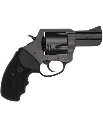 Charter Arms 64520 Pitbull45 ACP, 5 Shot 2.50" Black Nitride Steel Barrel, Cylinder &amp; Frame w/Black Finger Grooved Rubber Grip