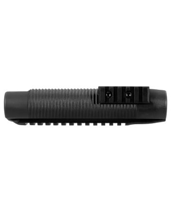 Aim Sports MFE500 ShotgunPolymer Body with Aluminum Side Rails &amp; Black Finish for Mossberg 500