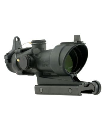 Trijicon 100091 ACOGBlack Hardcoat Anodized 4x32mm Illuminated Amber Crosshair 223 Reticle