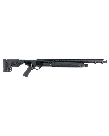 Hatfield Gun Company USA12TT SAS12 Gauge Semi-Auto 3" 4+1 20" Black Smooth Bore Barrel, Tungsten Gray Cerakote Picatinny Rail Aluminum Receiver, Black Adjustable Synthetic Stock, Black Grip