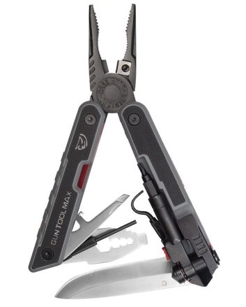 Real Avid AVGTMAX Gun Tool Max Black 3.25" 440 Stainless Steel Plain G10 Black Handle