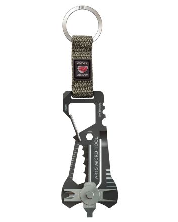Real Avid AVMICROAR15 AR15 Micro Tool Black &amp; Gray Stainless Steel Rifle