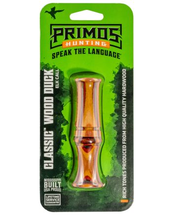 Primos 882 ClassicOpen Call, Wood Duck Sounds, Attracts Ducks Species, Multi-Color Hardwood