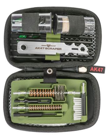 Real Avid AVGCKAK47 Gun Boss Cleaning Kit AK47/Green Weather Proof Ballistic Nylon Case
