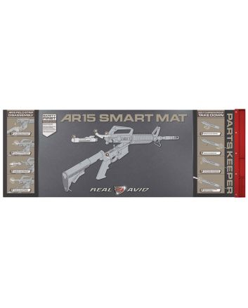 Real Avid AVAR15SM AR-15 Smart Mat Black/Red 43" x 16" AR-15 Diagram Illustration
