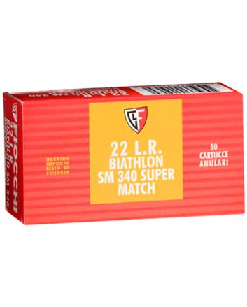 Fiocchi 22SM340 Exacta Super Match 22LR 40gr Round Nose 50 Per Box/100 Case