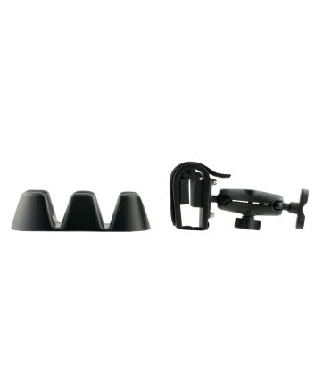 Rugged Gear 15502 Swing Arm HolderBlack Metal