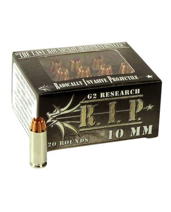 G2 Research G00601 R.I.P10mmAuto 115gr Fracturing Hollow Point 20 Per Box/25 Case