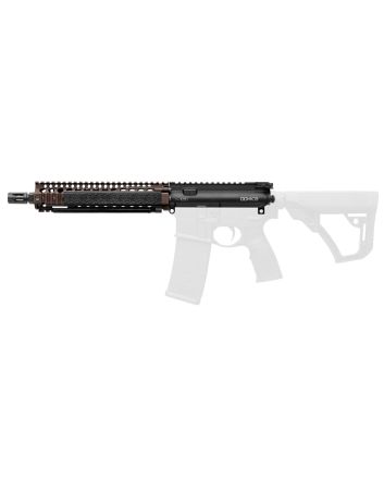 Daniel Defense 2300408013011 MK18 Upper Group 5.56x45mm NATO 10.30" Black Phosphate Barrel, 7075-T6 Aluminum Black Anodized Receiver, Flat Dark Earth DD RISII MK18 Handguard for AR-15