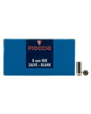 Fiocchi 8MMBLANK Pistol Blank 8mm 50 Per Box/20 Case