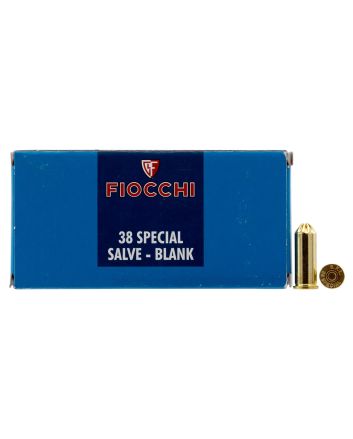 Fiocchi 38BLANK Pistol Blank 38Special 50 Per Box/20 Case