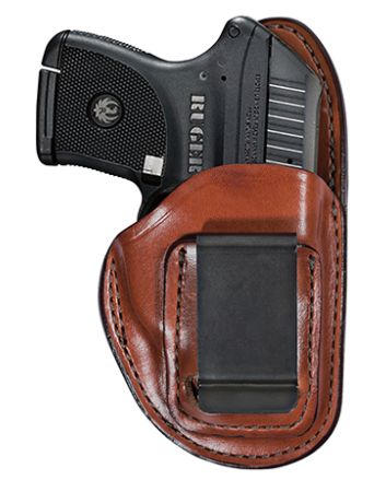 Bianchi 19224 100 ProfessionalSize 08 IWB Leather Tan Belt Clip Fits Sig P238/Colt Pony/Springfield 911 Right Hand