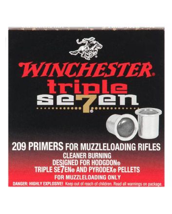 Winchester Muzzleloading SML209T7 209 Triple Seven Muzzleloading Primers 100 Per Box