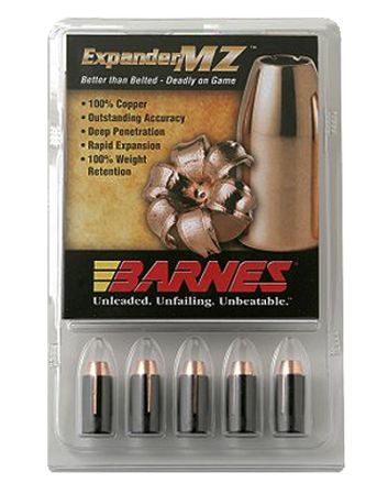 Barnes Bullets 30506 Expander MZ Muzzleloader 45 ExpanderMZ Hollow Point 195gr 15rd/Box