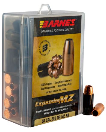 Barnes Bullets 30583 Expander MZ Muzzleloader 50 ExpanderMZ Hollow Point 300gr 24rd/Box
